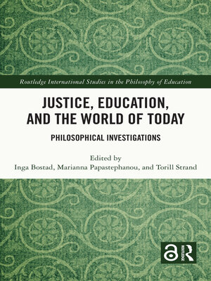 cover image of Justice, Education, and the World of Today